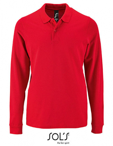 Men´s Long-Sleeve Piqué Polo Shirt Perfect - L02087 - SOL´S