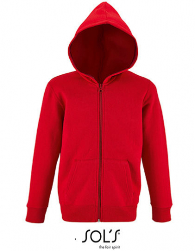 Kids´ Zip Hoodie Stone - L02092 - SOL´S