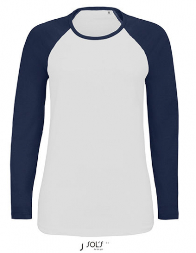 Women´s Milky Long Sleeve T-Shirt - L02943 - SOL´S