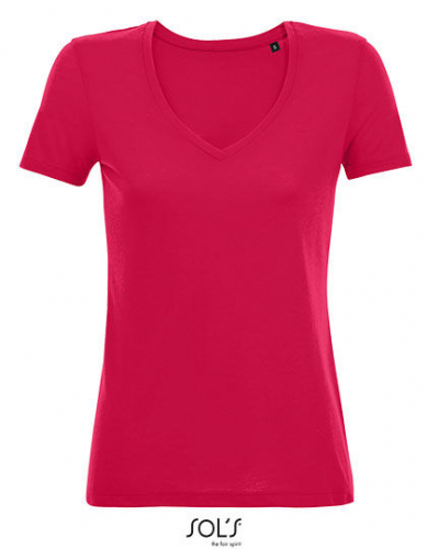 Women´s Flowy V-Neck T-Shirt Motion - L03098 - SOL´S