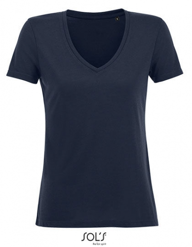 Women´s Flowy V-Neck T-Shirt Motion - L03098 - SOL´S