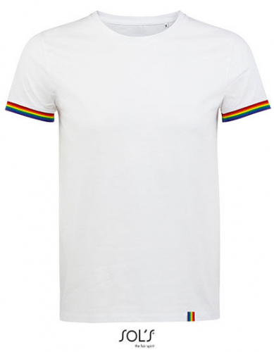 Men´s Short Sleeve T-Shirt Rainbow - L03108 - SOL´S