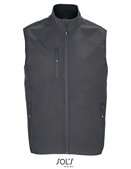 Men´s Falcon Zipped Softshell Bodywarmer - L03825 - SOL´S