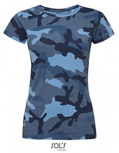 Women´s Camo T-Shirt - L134 - SOL´S