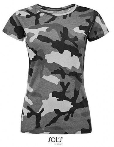 Women´s Camo T-Shirt - L134 - SOL´S