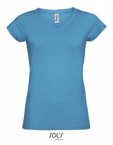 Women´s V-Neck-T-Shirt Moon - L156 - SOL´S