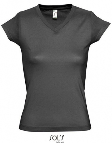 Women´s V-Neck-T-Shirt Moon - L156 - SOL´S