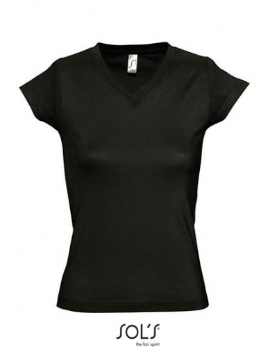 Women´s V-Neck-T-Shirt Moon - L156 - SOL´S