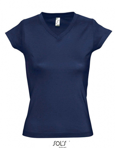 Women´s V-Neck-T-Shirt Moon - L156 - SOL´S