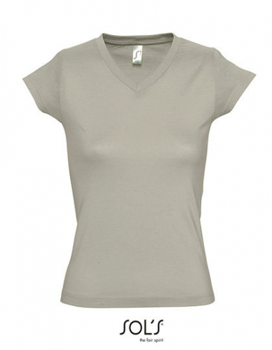 Women´s V-Neck-T-Shirt Moon - L156 - SOL´S