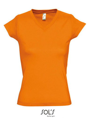 Women´s V-Neck-T-Shirt Moon - L156 - SOL´S