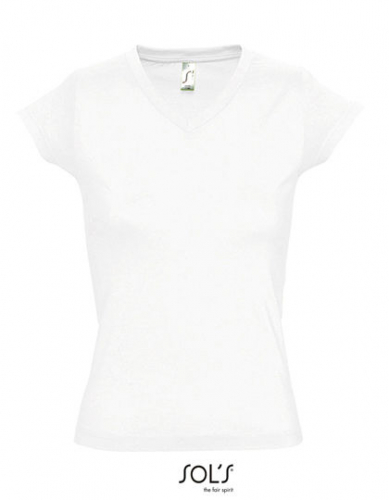 Women´s V-Neck-T-Shirt Moon - L156 - SOL´S