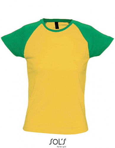 Women´s Raglan Colour-T Milky - L195 - SOL´S