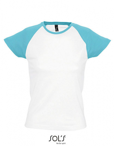 Women´s Raglan Colour-T Milky - L195 - SOL´S