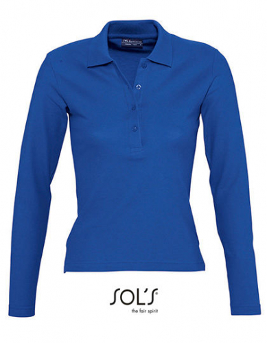 Women´s Long Sleeve Polo Podium - L535 - SOL´S