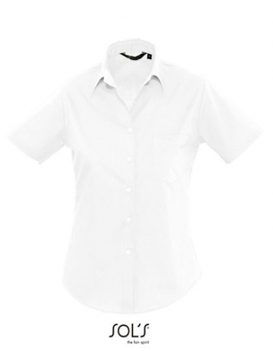Popeline-Blouse Escape Short Sleeve - L620 - SOL´S