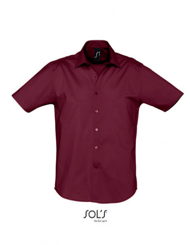 Men´s Stretch-Shirt Broadway Short Sleeve - L632 - SOL´S