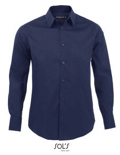 Men´s Stretch-Shirt Brighton Long Sleeve - L633 - SOL´S