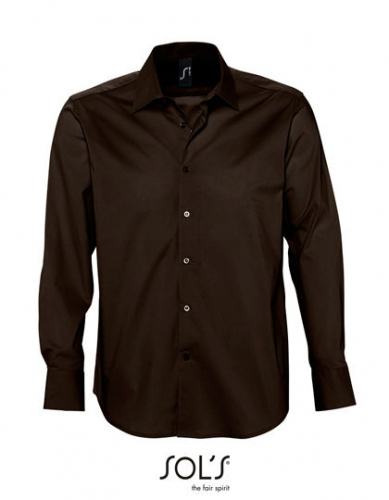 Men´s Stretch-Shirt Brighton Long Sleeve - L633 - SOL´S