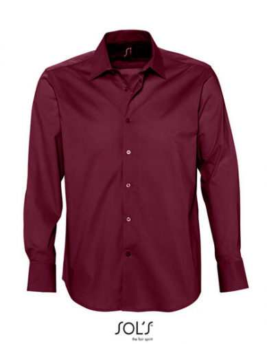 Men´s Stretch-Shirt Brighton Long Sleeve - L633 - SOL´S