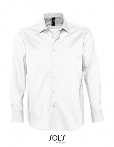 Men´s Stretch-Shirt Brighton Long Sleeve - L633 - SOL´S