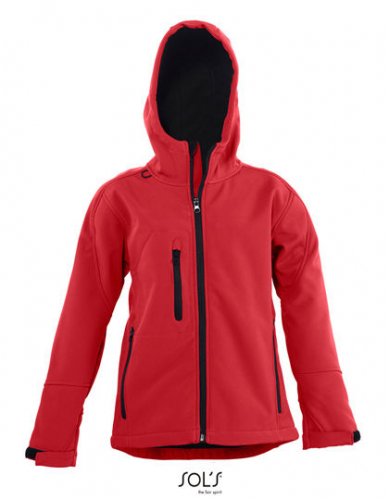 Kids´ Hooded Softshell Jacket Replay - L848K - SOL´S