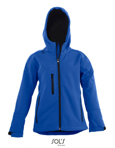 Kids´ Hooded Softshell Jacket Replay - L848K - SOL´S