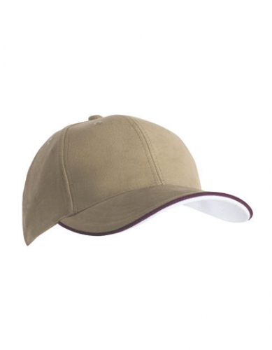 6 Panel Double Sandwich Cap - MB6197 - Myrtle beach