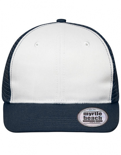 6 Panel Flat Peak Cap - MB6240 - Myrtle beach