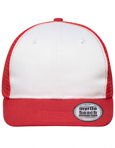 6 Panel Flat Peak Cap - MB6240 - Myrtle beach