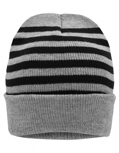 Striped Winter Beanie - MB7138 - Myrtle beach