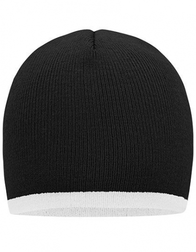 Beanie With Contrasting Border - MB7584 - Myrtle beach