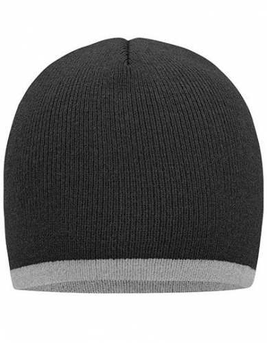 Beanie With Contrasting Border - MB7584 - Myrtle beach