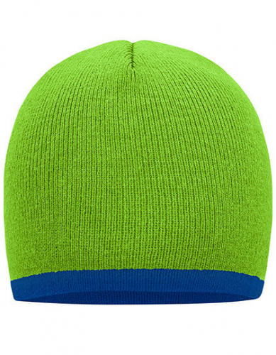 Beanie With Contrasting Border - MB7584 - Myrtle beach