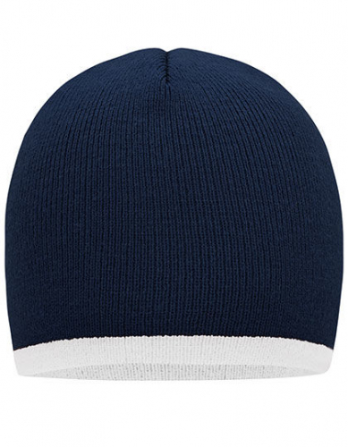 Beanie With Contrasting Border - MB7584 - Myrtle beach