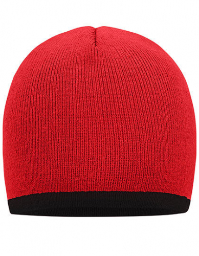 Beanie With Contrasting Border - MB7584 - Myrtle beach