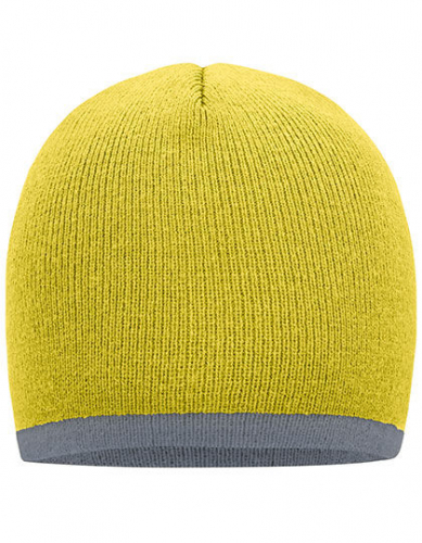 Beanie With Contrasting Border - MB7584 - Myrtle beach