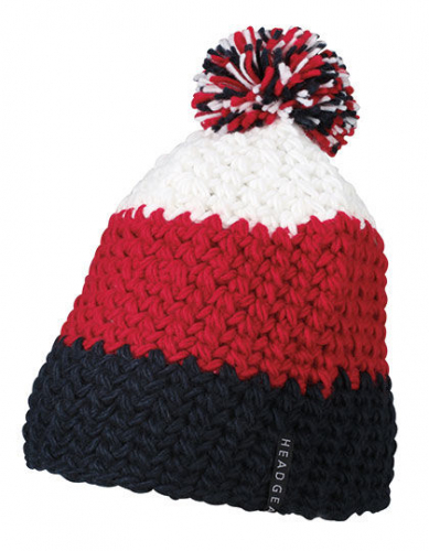 Crocheted Cap With Pompon - MB7940 - Myrtle beach