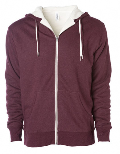 Unisex Sherpa Lined Zip Hooded Jacket - NP352 - Independent