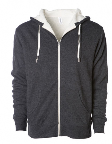 Unisex Sherpa Lined Zip Hooded Jacket - NP352 - Independent