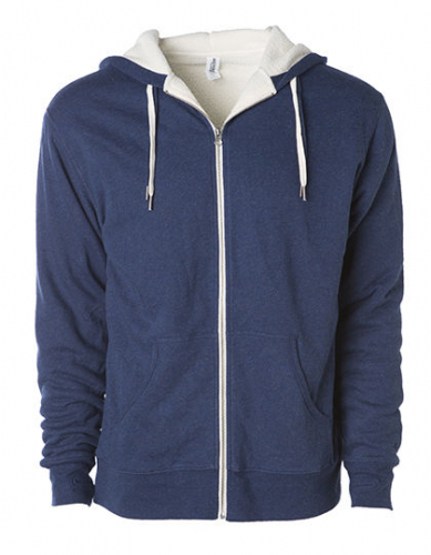 Unisex Sherpa Lined Zip Hooded Jacket - NP352 - Independent