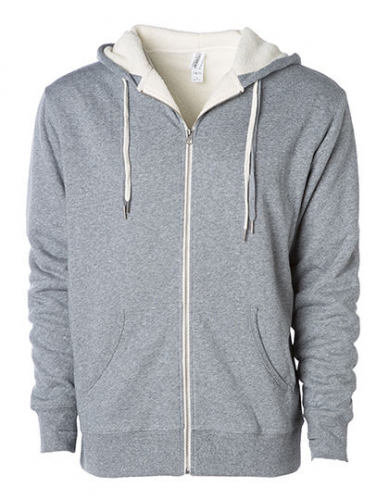 Unisex Sherpa Lined Zip Hooded Jacket - NP352 - Independent