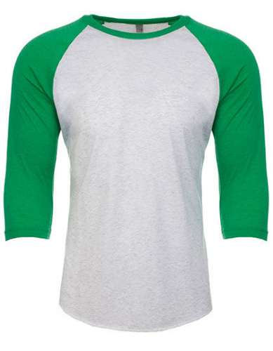 Unisex Tri-Blend 3/4 Sleeve Raglan Tee - NX6051 - Next Level Apparel