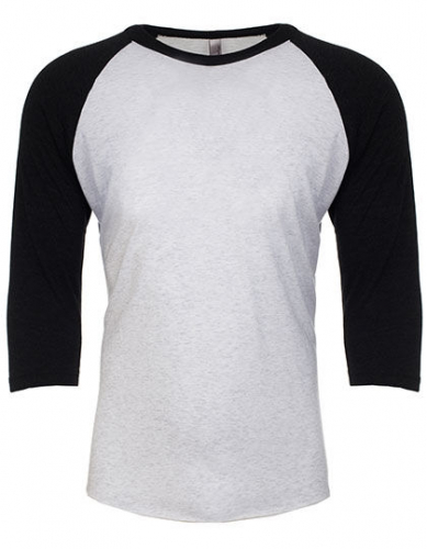 Unisex Tri-Blend 3/4 Sleeve Raglan Tee - NX6051 - Next Level Apparel