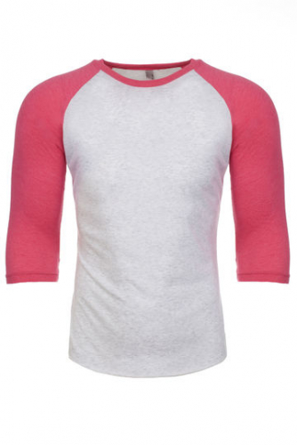 Unisex Tri-Blend 3/4 Sleeve Raglan Tee - NX6051 - Next Level Apparel