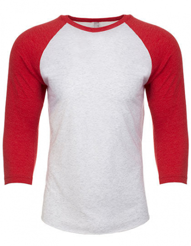 Unisex Tri-Blend 3/4 Sleeve Raglan Tee - NX6051 - Next Level Apparel