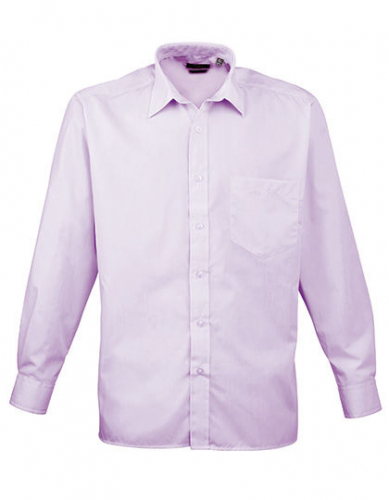 Men´s Poplin Long Sleeve Shirt - PW200 - Premier Workwear