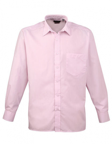 Men´s Poplin Long Sleeve Shirt - PW200 - Premier Workwear