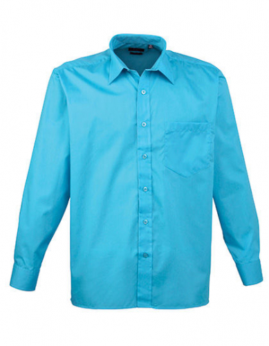 Men´s Poplin Long Sleeve Shirt - PW200 - Premier Workwear