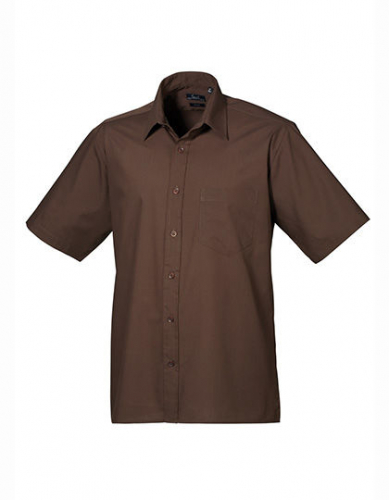 Men´s Poplin Short Sleeve Shirt - PW202 - Premier Workwear